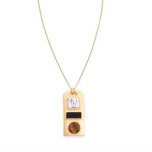 Madewell Belle Stone Pendant Necklace